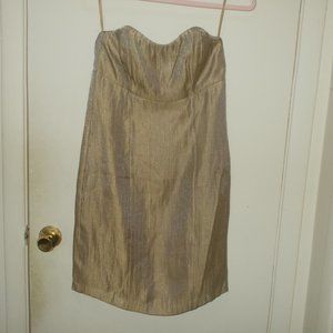 The Limited Event Strapless Dress Gold Size 4